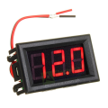 2 Wire DC 4v-30v 3 Digit digital display voltage meter 0.56 inch digital voltmeter indication Red display by Electrica. 