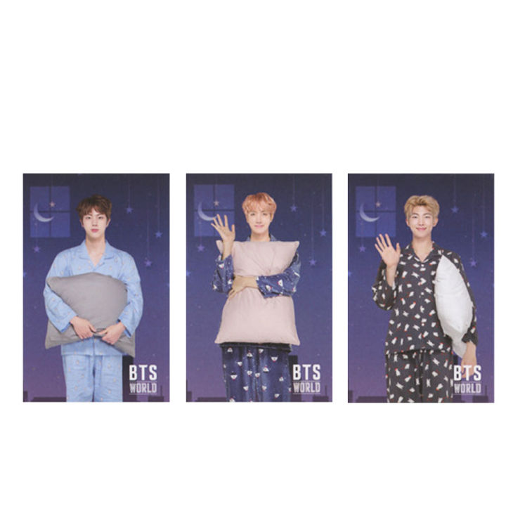 【shengxiong6525】7Pcs BTS OST Pajamas Photo Card Jungkook Suga Jimin Postcard