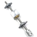 1Set 200mm Length 8mm Dia  Vertical 2mm Lead Screw Rod & Pillow Block Mounted Bearing T8 Lead Screw Kit for  Printer. 