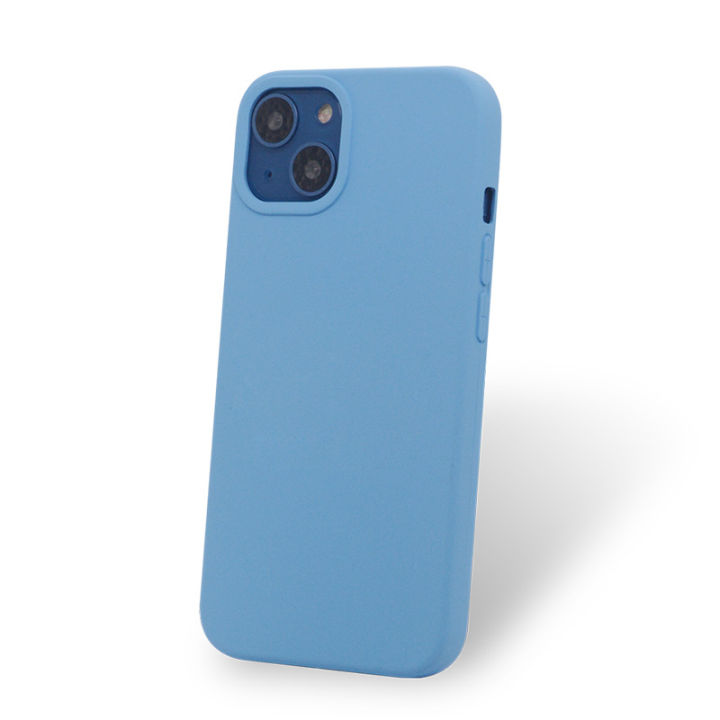 Customized Silicone Phone Case Applicable Liquid iPhone12 Large Hole Arc Edge Flat Paste All-Inclusive Silicone Skin Feeling Phone Case