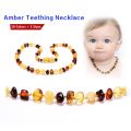 Amber Teething Necklace for Baby - No invoice, no price, no logo - 7 Sizes - 10 Colors - Ship from CN. 