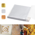 100 Pcs Gold Leaf Sheets Foil Paper for Arts Slime DIY Gilding Nails Art Craft. 