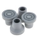 4 Durable Replacement four pad Walking Stick Rubber/Cane Tips, Extra Stability, Non-Slip Grip. 