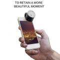 30X Magnify Universal Mobile Phone Lens for iPhone 11 Clip Microscope macro lens smartphone Magnifying Glass with LED Lights. 