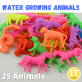 Water Growing animals pack of 25 animals. 