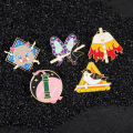 Demon Slayer Blade Brooch Inosuke You Beans My Wife Zenyi Tomioka Yoshiyoshi Cartoon Imitation Enamel Brooch. 