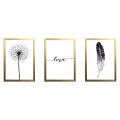 3 PCS 12X16" inches Picture Frame with Glass front, Collage set Photo frame set 3 Pcs Display in Bedroom, Living room. 