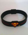 Pack Of 2 Superman Silicone Sport Wrist Band For Men & Band For Boys. 