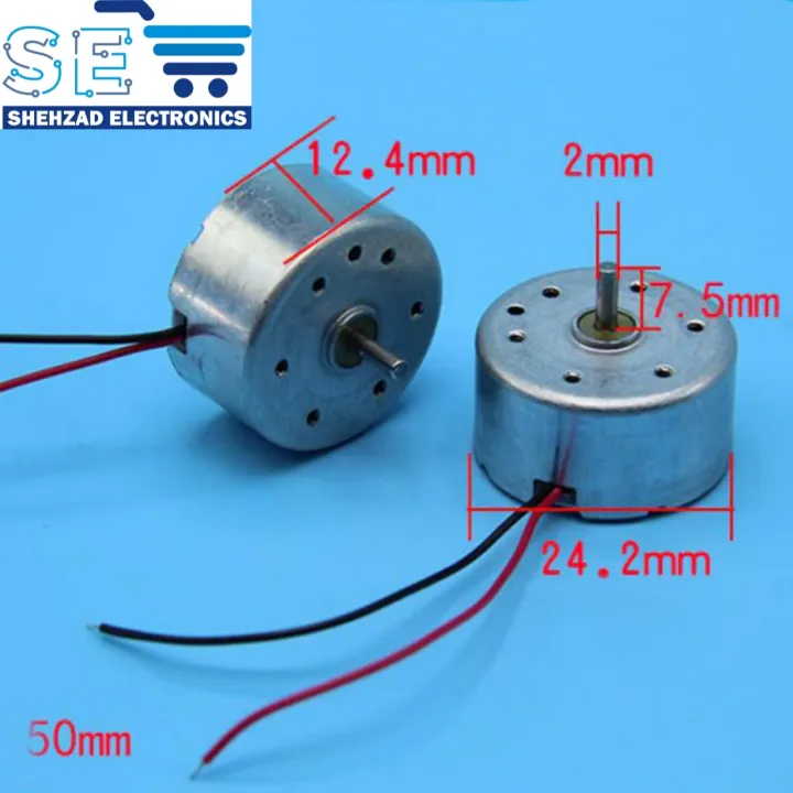 2/5PCS%20R300C%203V%20to%206V%203500RPM%20Mini%20DC%20Motor%20For%20Small%20Fan%20With%20Wire%20Line%20-%20Image%202