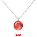 Full Moon Rising Moon Pendant Necklace Glow In The Dark Luminous Chain Women. 