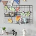 Large Wall Grid Home Décor Metal Grid wall hanging Office Storage and Organizer Photo grid Plant Hanging Minimalistic Aesthetic Desk Decorations. 