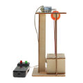 DIY Electric Remote Control Lift Elevator Wooden Model Kit School Projects Experiment Science Toys For Kids Education. 