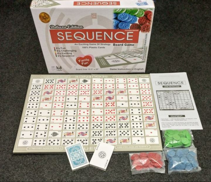 Sequence%20Strategy%20Board%20Game%20Sequence%20for%20Kids%20Multiple%20Sizes%20Laminated%20Board%20with%20Plastic%20Cards%20Adult%20Kids%20Original%20Imported%20and%20Local%20Editions%20-%20Image%202