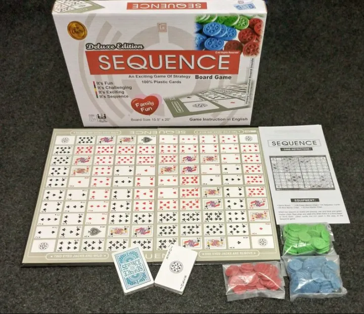 Sequence%20Strategy%20Board%20Game%20Sequence%20for%20Kids%20Multiple%20Sizes%20Laminated%20Board%20with%20Plastic%20Cards%20Adult%20Kids%20Original%20Imported%20and%20Local%20Editions%20-%20Image%202