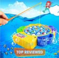 Catch fishes fishing game set for kids with video tutorial - multiple sizes. 