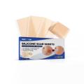 4pcs Silicone Scar Sheet Removal Patch Sheet Burn Skin Repair Gel Soft Flatten Strips Self Adhesive Health Care Scar Patch. 