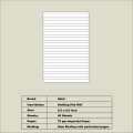 Drafting Pad D40 - Pack of 2 Pcs - Size A5 - Imported Paper. 