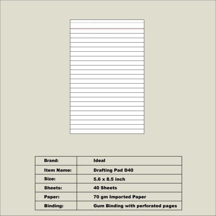 Drafting%20Pad%20D40%20-%20Pack%20of%202%20Pcs%20-%20Size%20A5%20-%20Imported%20Paper%20-%20Image%202