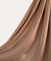 Matte Satin Silk Hijab Plain Scarf | Stolar for Girls & Women, Double Loop, Free Size Zulain Hijab_Matte Satin Silk Color Honey Bee. 