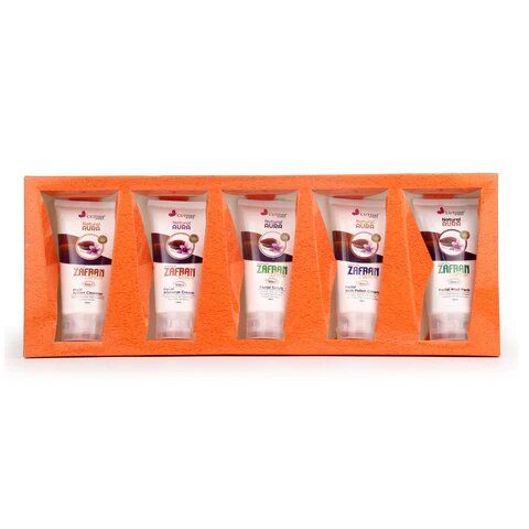 Cutish Whitening Zafran Saffron Faical Kit In 5 Steps