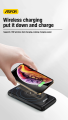 ASPOR A305 10000mAh 15W Wireless Charging Power Bank with 4 Cables | Wireless Power Bank | Wireless Portable Charger Support 3 Ways Charging Mobiles 2 USB fast charging QC22.5w +PD20W |  Wired Power Bank | power Bank | wireless |. 