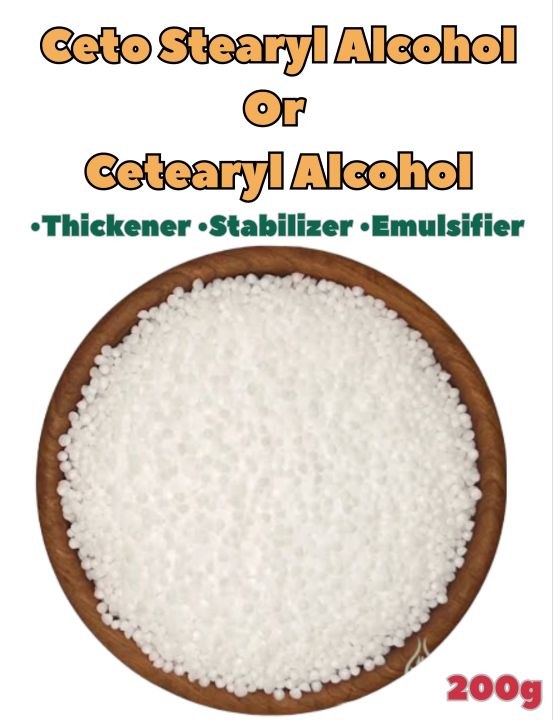Cetearyl Alcohol, 200g | Emulsifier Stabilizer & Booster