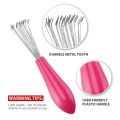4Pcs Hair Brush Cleaning Tool Comb Cleaning Hairbrush Hair Brush Cleaner Rake for Removing Dirt Home and Salon Use. 