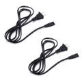 2 Prong Power Cord for  AC Cable Power Supply. 