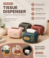 Retro Radio Tissue Box - Vintage Style Desktop Tissue Holder. 