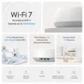 TP-Link Wi-Fi Deco BE25 ( 3 Pack ) BE5000 Dual Band Whole Home Mesh Wi-Fi 7 System - 18 Months Brand Warranty. 