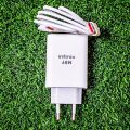 lnfinix 68watt Charger with Cable Type C - Infinix Charger - Infinix 68Watt Charger. 