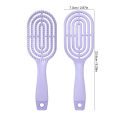 WBM Purple Rectangular Hair Brush | Hair Comb. 
