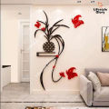 Lifestyle Glory Brand 3D New Unique Design Wooden Wall Art Laser Cutting I Wall art I Wall art frame I Wall arts I Leaves for wall decoration I Wall art hangings I Wall art for room I Wall art for bedroom. 