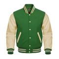 Baseball Varsity Jacket with original Leather Sleeves. 
