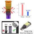T15 Parking Light 45SMD W16W LED Light Crystal Light Contact Park Lamp Bulbs for Car Motorcycle White Yellow Red. 