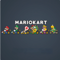 Mario Kart Super Mario Car Sticker Creative Cute Motorcycle Car Novelty Reflective Scratches Cover high quality waterproof Sticker. 