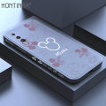 Hontinga for Huawei P20 Pro Case Cute Mouse Design Side Design Phone Case Square Edge Pattern Liquid Silicone Cases Full Cover Camera Shockproof Protective Case. 