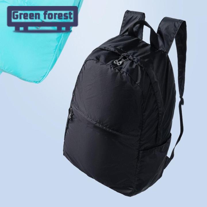 Green forest Sport Backpack Portable 20L Ultralight Travel Foldable Daypack