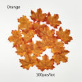 Silk Leaves Artificial Maple Leaf Diy Plants Vine Wedding Halloween Party Decoration Accessories. 