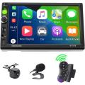 X-REAKO Autoradio 2 DIN Car Stereo 7 inch HD Touchscreen Bluetooth handsfree autoradio FM/AM/USB/AUX IN Mirror Link. 