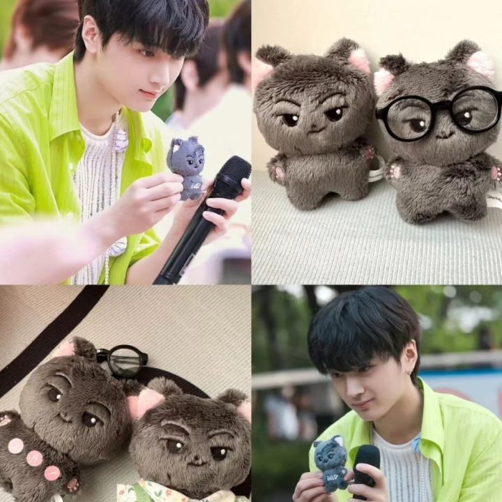 Kpop Idol ENHYPEN Jay American Cat Doll Keyring Plush Dolls Stuffed Toys