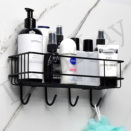 bathroom%20accessories%20shelfs%20for%20Room%20and%20Bathroom%20with%20sticky%20hooks/%20Storage%20Hanging%20Shelf%20Organizer-Wall-Mounted%20washroom%20corner%20shelf%20Organizer,%20Shower%20Shampoo%20Holder,%20Bathroom%20Corner%20Frame,%20Corner%20Shower%20Shelf,%20Iron%20Shelf%20Stand,-black%20-%20Image%202