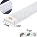 SIC Modern Indoor Lighting Linear LED SMD Surface Mounted Flat Batten Slim Ceiling High Brightness 4ft LED Tube Light 60W Lighting Lamps 0.9 Power Factor Day Light 6000k. 