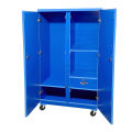 5 Feet Cartoons Theme wooden Sheet Wardrobe For Kids Cupboard Almari -blue. 
