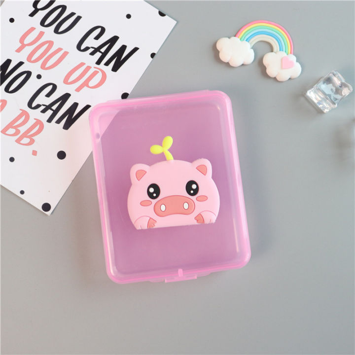 Douyin the same cute mask storage box student children's mouth and nose mask storage box household items jewelry organizer box