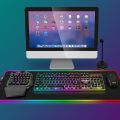 RedThunder G60 2.4Ghz Wireless RGB One-Handed Gaming Keyboard, 35-key Mini Design, Ergonomic Non-slip Comfortable Hand Rest, Rechargeable 2000mAh Battery, Suitable For PC, PS4, PS5, Xbox One.. 