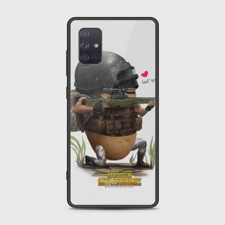 Samsung Galaxy A71 Cover - SkinLee HQ Infinity Glass Case (Soft) - PUBG Legends Arena - SKINLEE-522-1-800-433