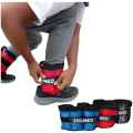 ANKLE WEIGHTS 2 KG x 2 KG = 4 KG, Adjustable Pair Weight Ankle wrist Strap Leg Strength Resistance Bands for Speed Training Running Exercise Workout Fitness Band. 