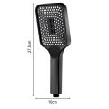 High-pressure Shower Head High-pressure Handheld Showerhead with 3 Spray Modes Boost Water Pressure Anti-clog Nozzles Fast Water Drainage Shower Head Best for Boosting Technology Shower Head. 