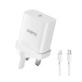 PowerCube 20 20W Multi Protection Wall Charger Kit with Type c to lightning cable. 